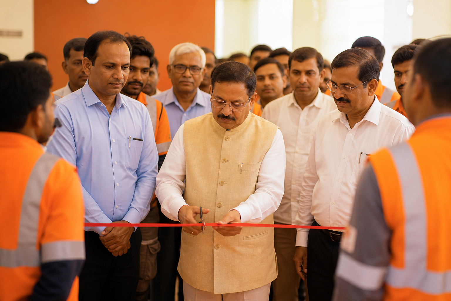 Skill development workshop inauguration with Indian participants